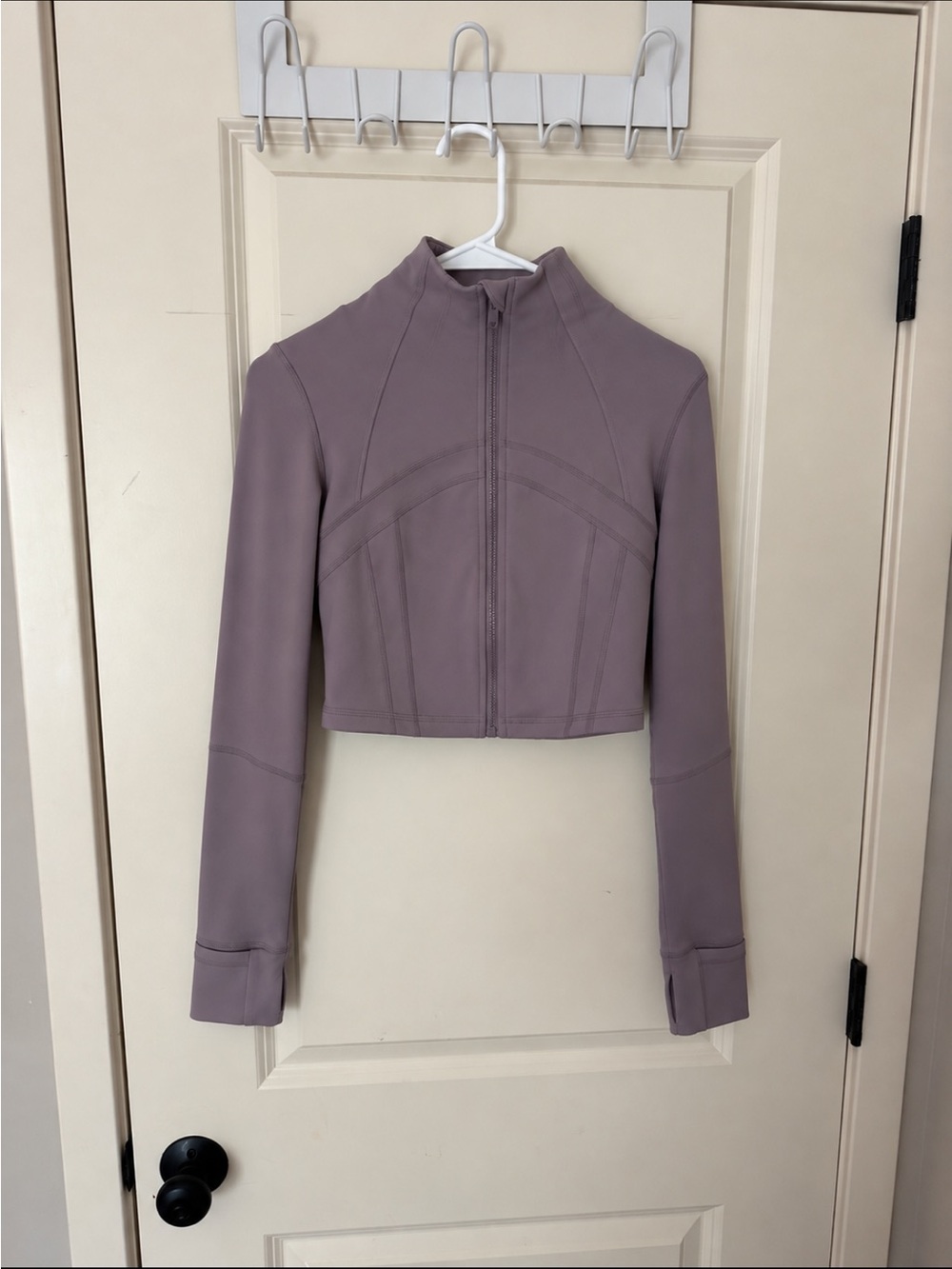 lululemon athletica Cropped Zip Jacket - Mauve
